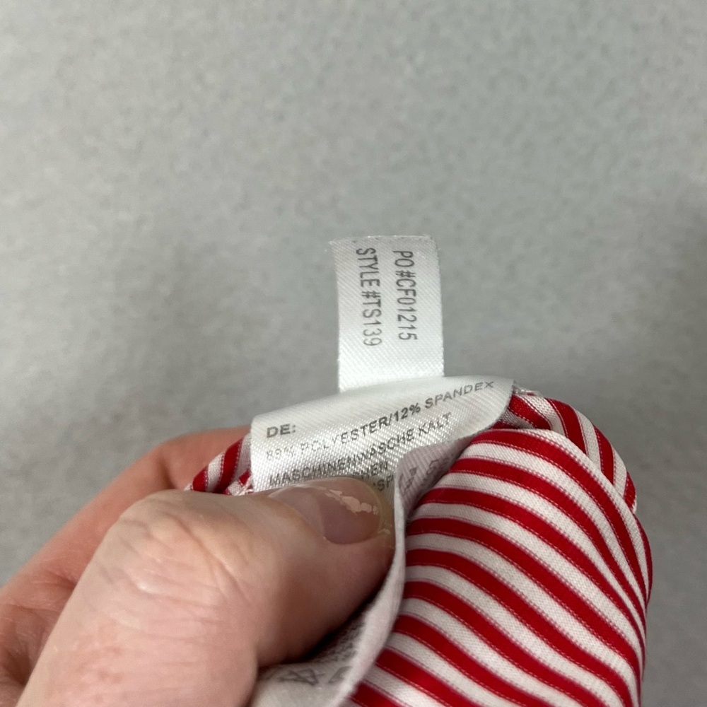 🐮 Chick-fil-A Team Style HydroChill Polo Red Stripe Women’s S Employee Uniform - Picture 7 of 7
